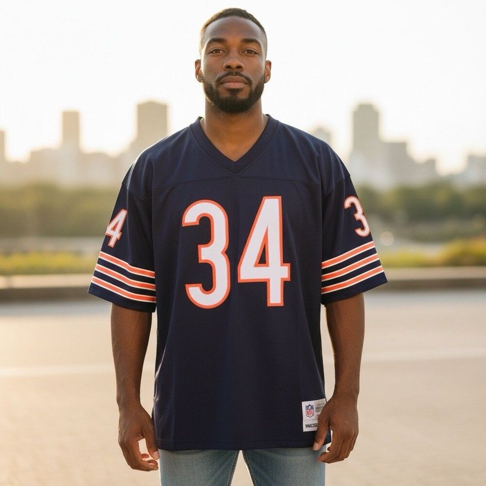 Mitchell & Ness Chicago Bears Walter Payton 44 Men's Large L1985 Replica Jersey
